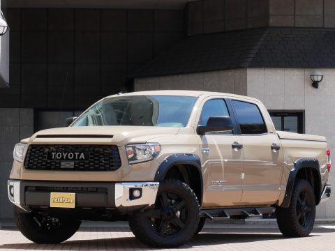 タンドラ　2019ベージュ　クルーマックス　SR5　新車　XDロックスターⅡ　マッドブラック　